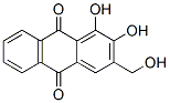 1,2-Dihydroxy-3-hydroxymethyl-9,10-anthraquinone Struktur