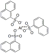 aluminium tri(naphthalene-1-sulphonate) Struktur