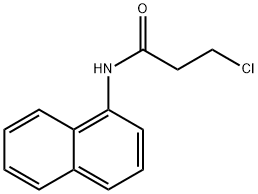 3-CHLORO-N-1-NAPHTHYLPROPANAMIDE Struktur