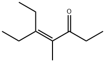 5-Ethyl-4-methyl-4-hepten-3-one Struktur