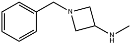 3-AZETIDINAMINE, N-METHYL-1-(PHENYLMETHYL)- Struktur