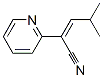 alpha-(2-methylpropylidene)pyridine-2-acetonitrile  Struktur