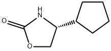 2-Oxazolidinone,4-cyclopentyl-,(4R)-(9CI) Struktur