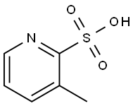 3-METHYLPYRIDINE-2-SULFONIC ACID Struktur