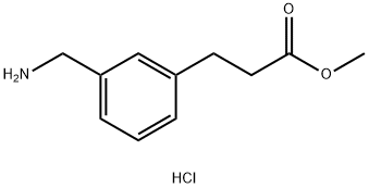 methyl 3-(3-aminomethylphenyl)propanoate(HCl) Struktur