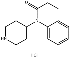 Norfentanyl Hydrochloride Struktur