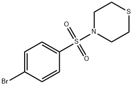 4-(4-BROMOPHENYLSULFONYL)THIOMORPHOLINE Struktur