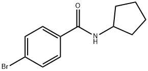 4-Bromo-N-cyclopentylbenzamide Struktur