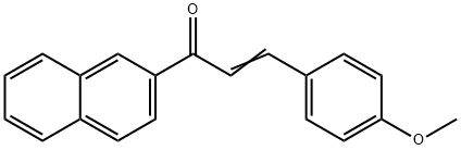 3-(4-METHOXYPHENYL)-1-(2-NAPHTHYL)-PROP-2-EN-1-ONE Struktur