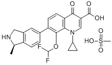 GARENOXACIN MESYLATE Structure