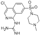 1-(4-CHLORO-7-(4-METHYLPIPERAZIN-1-YLSULFONYL)ISOQUINOLIN-1-YL)GUANIDINE Struktur