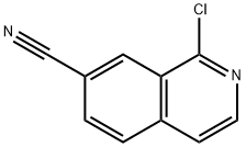 1-Chloroisoquinoline-7-carbonitrile Struktur