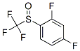 2,4-Difluorophenyl trifluoromethyl sulphoxide Struktur