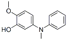 3-Hydroxy-4-methoxy diphenyl methylamine Struktur