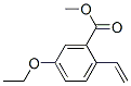 Benzoic acid, 2-ethenyl-5-ethoxy-, methyl ester (9CI) Struktur