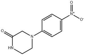 4-(4-Nitrophenyl)-2-piperazinone Struktur