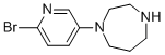 1-(6-Bromo-3-pyridyl)homopiperazine Struktur