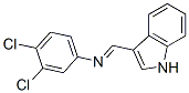 3-[N-(3,4-Dichlorophenyl)formimidoyl]-1H-indole Struktur