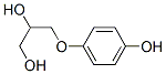 3-(p-Hydroxyphenoxy)-1,2-propanediol Struktur