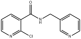 2-Chloro-N-(3-pyridinylmethyl)nicotinamide Struktur