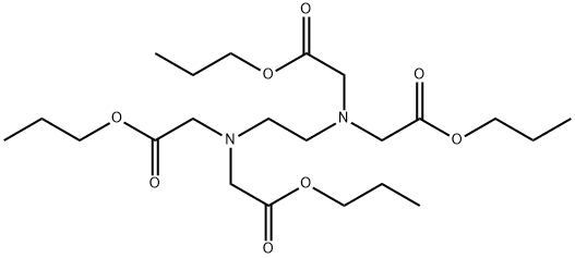 (Ethylenedinitrilo)tetraacetic acid tetrapropyl ester Struktur