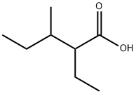 2-ETHYL-3-METHYLPENTANOIC ACID Struktur