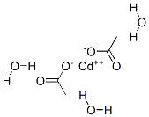 CADMIUMACETATETRIHYDRATE Struktur