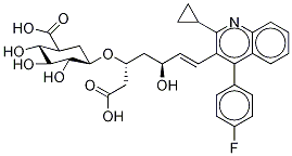 Pitavastatin 3-Ether Glucuronide  Struktur