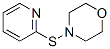 Morpholine, 4-(2-pyridinylthio)- (9CI) Struktur