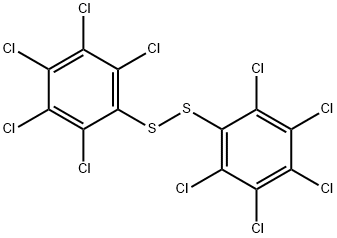 BIS(PENTACHLOROPHENYL) DISULFIDE Struktur