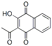 2-Acetyl-3-hydroxy-1,4-naphthalenedione Struktur