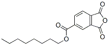 1,3-Dihydro-1,3-dioxo-5-isobenzofurancarboxylic acid octyl ester Struktur