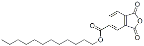 1,3-Dihydro-1,3-dioxo-5-isobenzofurancarboxylic acid dodecyl ester Struktur