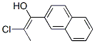 2-Naphthalenemethanol, alpha-(1-chloroethylidene)-, (alphaZ)- (9CI) Struktur