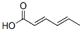 Sorbic acid Structure