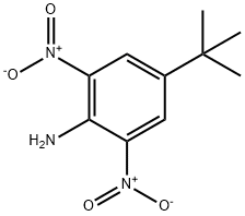 4-(1,1-Dimethylethyl)-2,6-dinitrobenzenamine Struktur