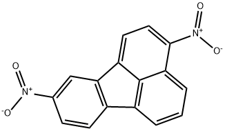 3,9-dinitrofluoranthene Struktur