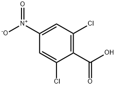 2,6-dichloro-4-nitrobenzoic acid Struktur