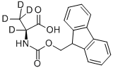 L-ALANINE-2,3,3,3-D4-N-FMOC Struktur