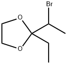 2-(1-Bromoethyl)-2-ethyl-1,3-dioxolane Struktur