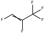 1,2,3,3,3-PENTAFLUOROPROPENE Struktur