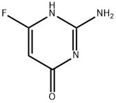 2-AMINO-4-HYDROXY-6-FLUOROPYRIMIDINE Struktur