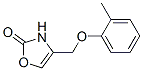 4-[(o-Tolyloxy)methyl]-4-oxazolin-2-one Struktur