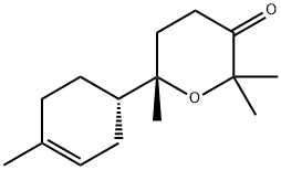 [S-(R*,R*)]-dihydro-2,2,6-trimethyl-6-(4-methyl-3-cyclohexen-1-yl)-2H-pyran-3(4H)-one Struktur