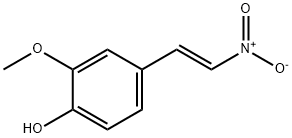 2-methoxy-4-[(E)-2-nitroethenyl]phenol Struktur