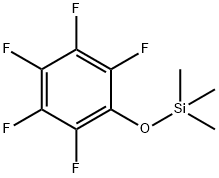 Trimethyl(pentafluorophenyloxy)silane Struktur