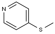 Pyridine, 4-(methylthio)- (6CI,8CI,9CI) Struktur