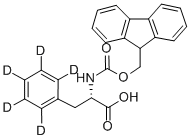 L-PHENYL-D5-ALANINE-N-FMOC Struktur