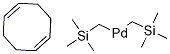 (1,5-Cyclooctadiene)bis(triMethylsilylMethyl)palladiuM(II) Struktur