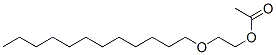 2-Dodecyloxyethanol acetate (ester) Struktur
